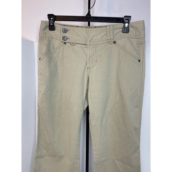 Periscope  Madewell Soft Tan Size 5 Flare Tan Business Casual Pants - Picture 13 of 14